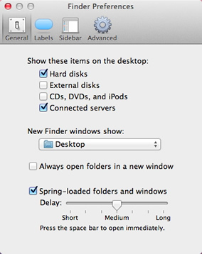 See mounted hard drives on your Desktop connected servers