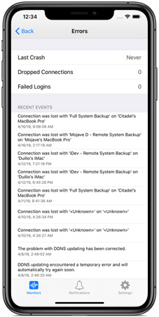 Set up your ChronoMonitor Configure a ChronoMonitor to watch your backups and syncs