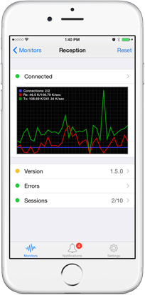ChronoMonitor is an iPhone app Use iPhone to monitor synchronizations