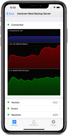 ChronoMonitor is an iPhone app Use iPhone to monitor synchronizations