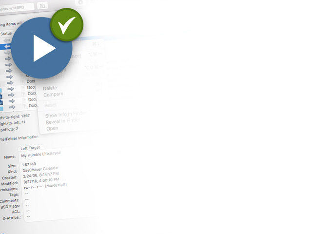 Visually interact with your sync