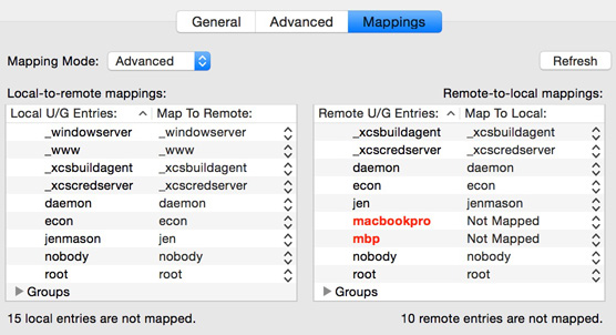 Set up your connection profile connect to remote computer