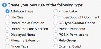More advanced rules for filtering Custom rules for fine-grain file filtering