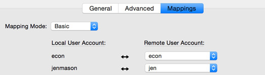 Set up your connection profile connect to remote computer
