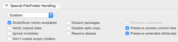 Archive Handling Customize Options