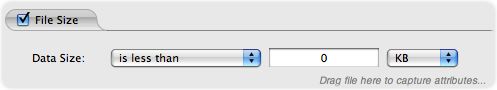 File Size rule Create File Size rule for filtering sync