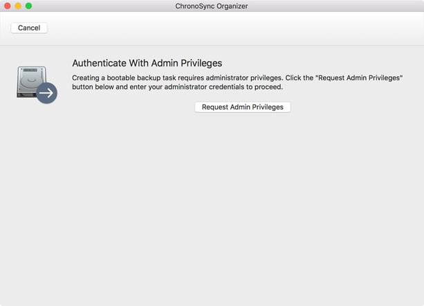 admin privileges authenticate with admin privileges