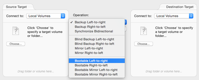 Set up sync document operation Bootable Left-to-right operation