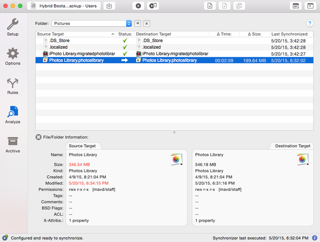 Restore Recover Photos library