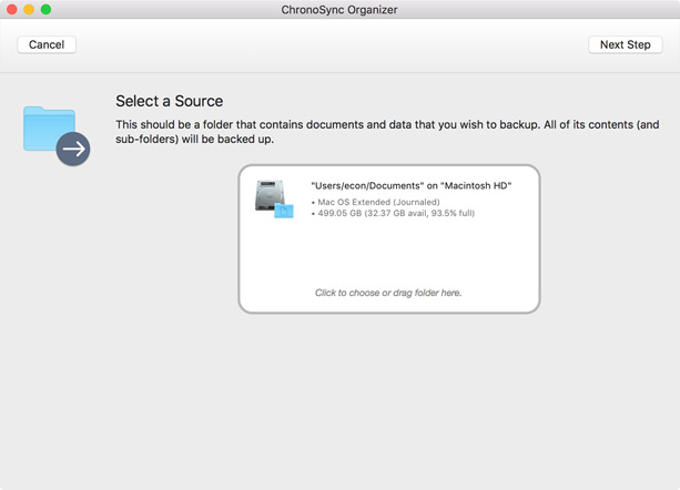 chronosync set up assistant chronosync set up assistant
