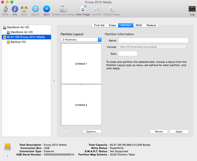 2 Partitioned hard drive Choose 2 Partitions