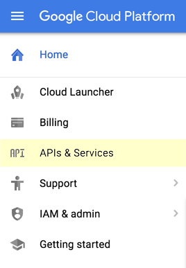 API Manager Google Cloud API Manager