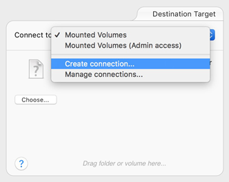 Connect to ChronoAgent Connecting to ChronoAgent