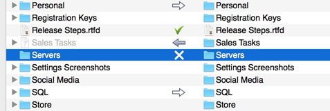 File exclusion Exclude files from sync