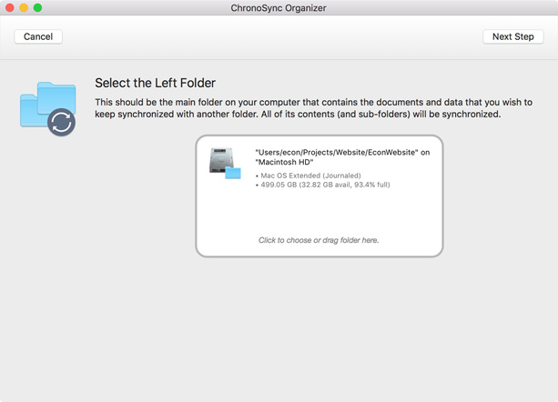 select left folder select your left folder