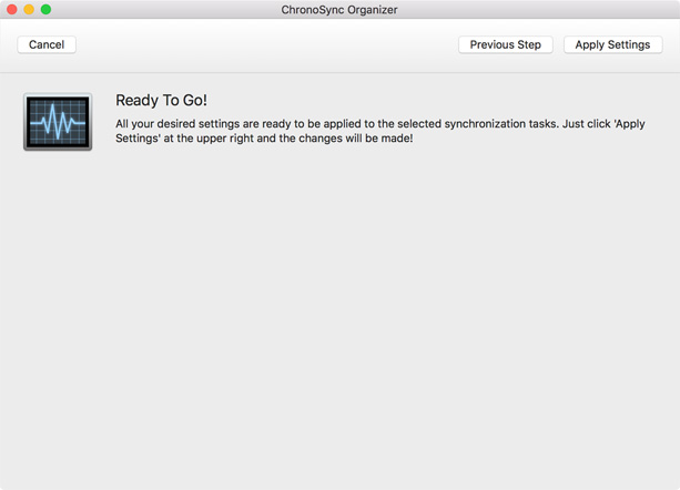 All done! Apply settings