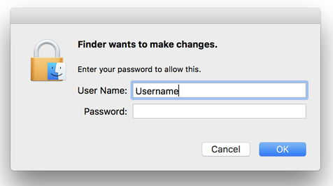 supply your credentials credentials