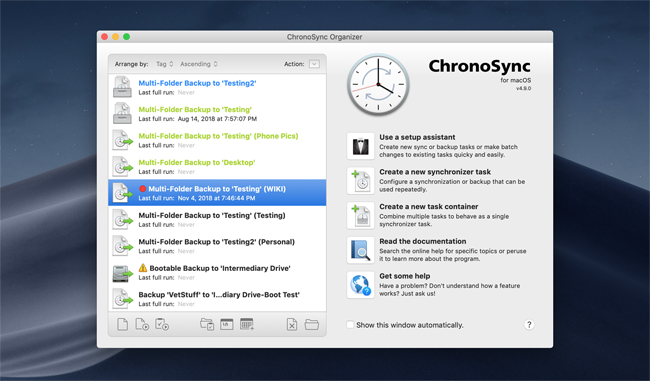 chronosync for windows