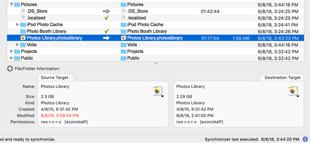 Restore Recover Photos library