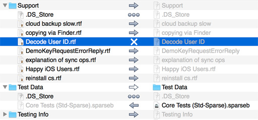 File exclusion in the Analyze panel Can exclude files