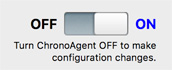 Turn ON ChronoAgent Turn ChronoAgent ON