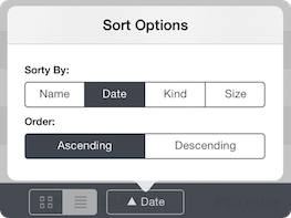 InterConneX Sort Options Sort and order files